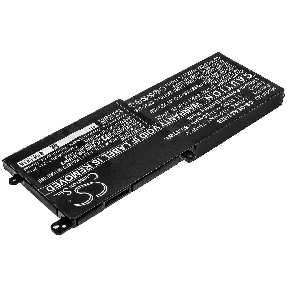 Battery For Dell, Alienware Area 51m Alwa51m-d1733b, Alienware Area 51m Alwa51m-d1733pb 11.4v, 7850mah - 89.49wh Batteries for Electronics Cameron Sino Technology Limited   