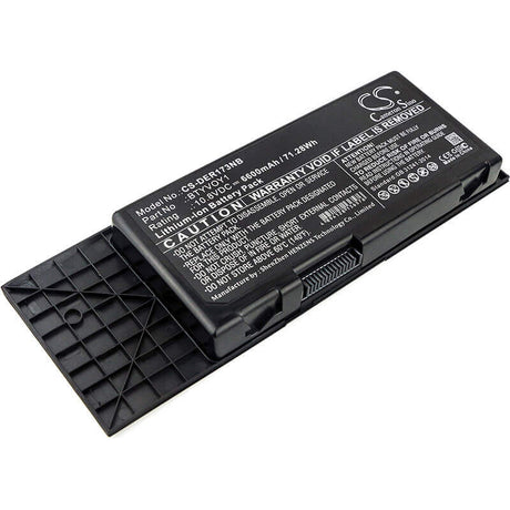 Battery For Dell, Alienware M17x R3, Alienware M17x R3-3d, Alienware M17x R4 10.8v, 6600mah - 71.28wh Batteries for Electronics Cameron Sino Technology Limited   