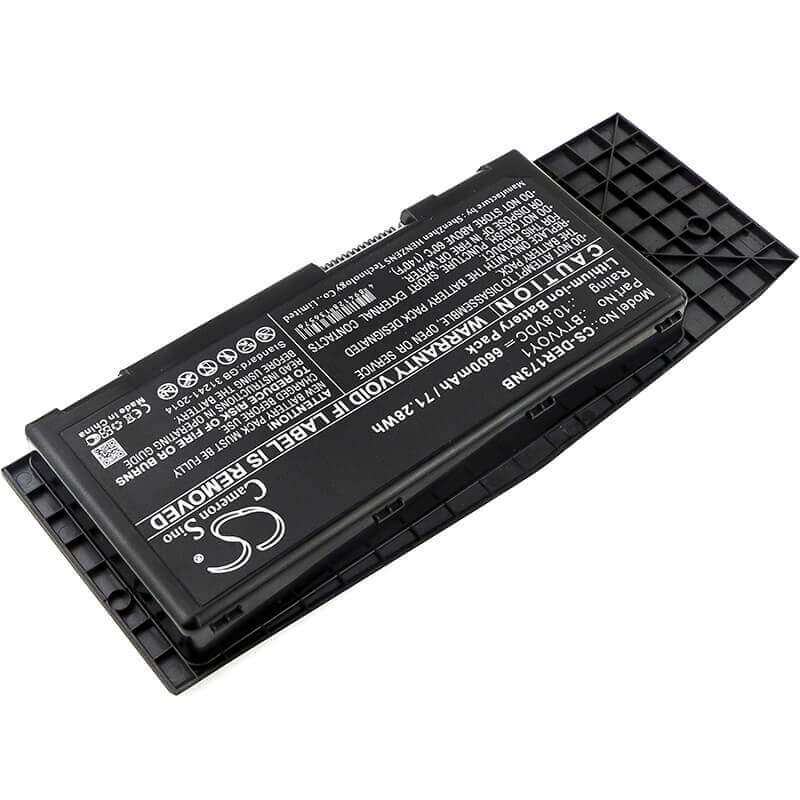 Battery For Dell, Alienware M17x R3, Alienware M17x R3-3d, Alienware M17x R4 10.8v, 6600mah - 71.28wh Batteries for Electronics Cameron Sino Technology Limited   