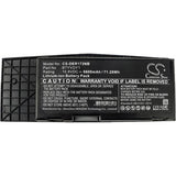 Battery For Dell, Alienware M17x R3, Alienware M17x R3-3d, Alienware M17x R4 10.8v, 6600mah - 71.28wh Notebook, Laptop Cameron Sino Technology Limited   