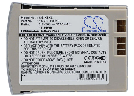 Battery For Dell Axim X5 3.7v, 3200mah - 11.84wh Batteries for Electronics Cameron Sino Technology Limited (Suspended)   