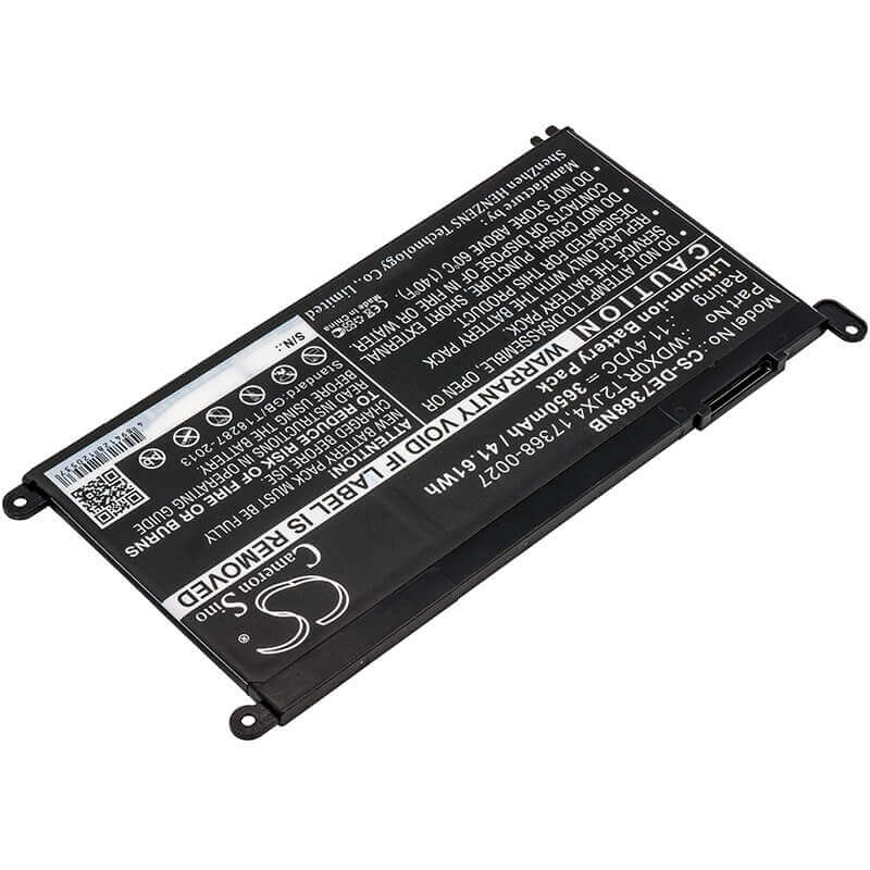 Battery For Dell, Dell Ins 13mf Pro-d1708ts, Ins 13mf Pro-d1508ts 11.4v, 3650mah - 41.61wh Notebook, Laptop Cameron Sino Technology Limited   