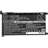 Battery For Dell, Dell Ins 13mf Pro-d1708ts, Ins 13mf Pro-d1508ts 11.4v, 3650mah - 41.61wh Notebook, Laptop Cameron Sino Technology Limited   