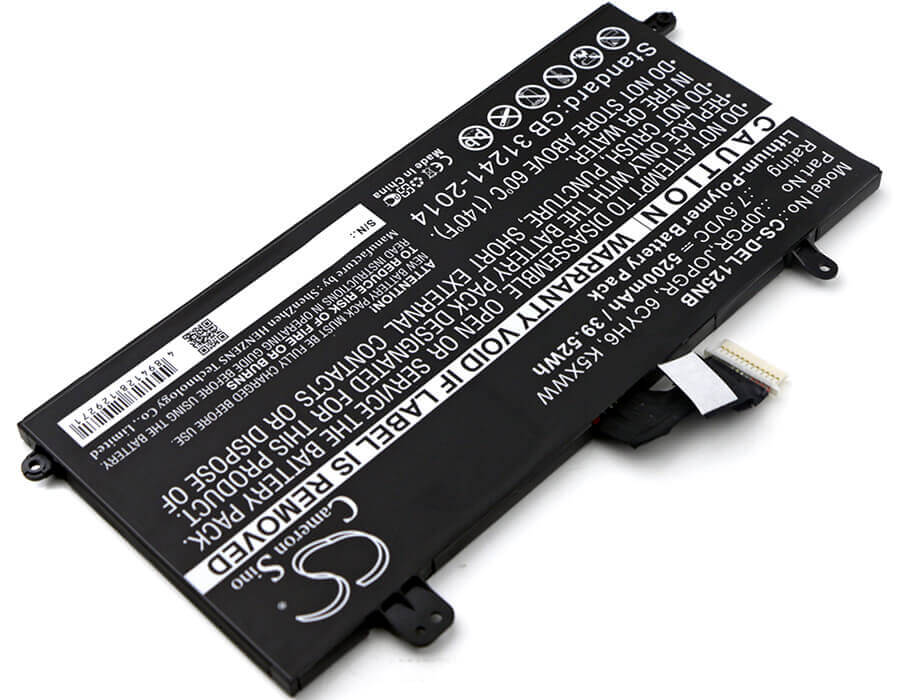 Battery For Dell Latitude 12 5285 7.6v, 5200mah - 39.52wh Batteries for Electronics Cameron Sino Technology Limited   