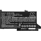 Battery For Dell, Latitude 12 7000, Latitude 12 7280, Latitude 12 7480 11.4v, 3650mah - 41.61wh Batteries for Electronics Cameron Sino Technology Limited   