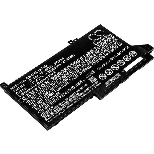 Battery For Dell, Latitude 12 7000, Latitude 12 7280, Latitude 12 7480 11.4v, 3650mah - 41.61wh Batteries for Electronics Cameron Sino Technology Limited   