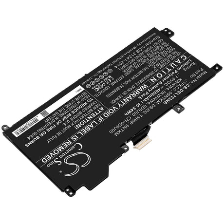 Battery For Dell, Latitude 12 7200, Latitude 7200 2-in-1 7.6v, 4650mah - 35.34wh Batteries for Electronics Cameron Sino Technology Limited   