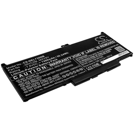 Battery For Dell, Latitude 13 5300, Latitude 13 5300 2-in-1, Latitude 13 7300 7.6v, 7400mah - 56.24wh Batteries for Electronics Cameron Sino Technology Limited   