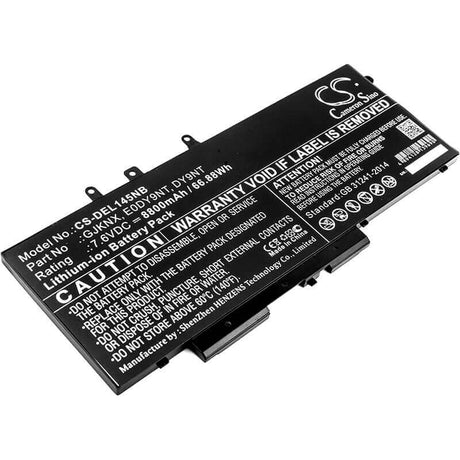 Battery For Dell, Latitude 14 5491, Latitude 15 5591, Latitude 5280 7.6v, 8800mah - 66.88wh Notebook, Laptop Cameron Sino Technology Limited   