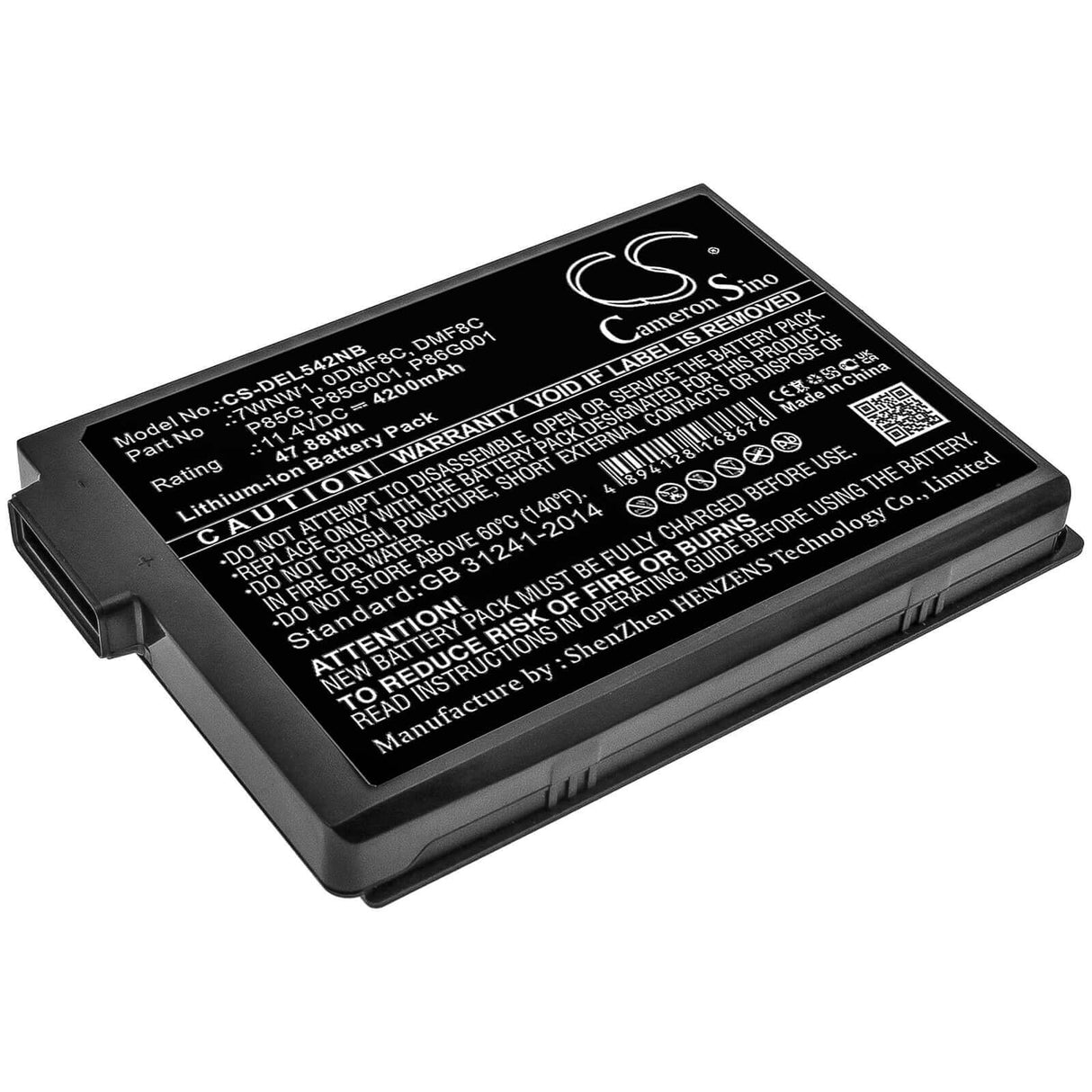 Battery For Dell, Latitude 5420, Latitude 5424, Latitude 7424 11.4v, 4200mah - 47.88wh Batteries for Electronics Cameron Sino Technology Limited   