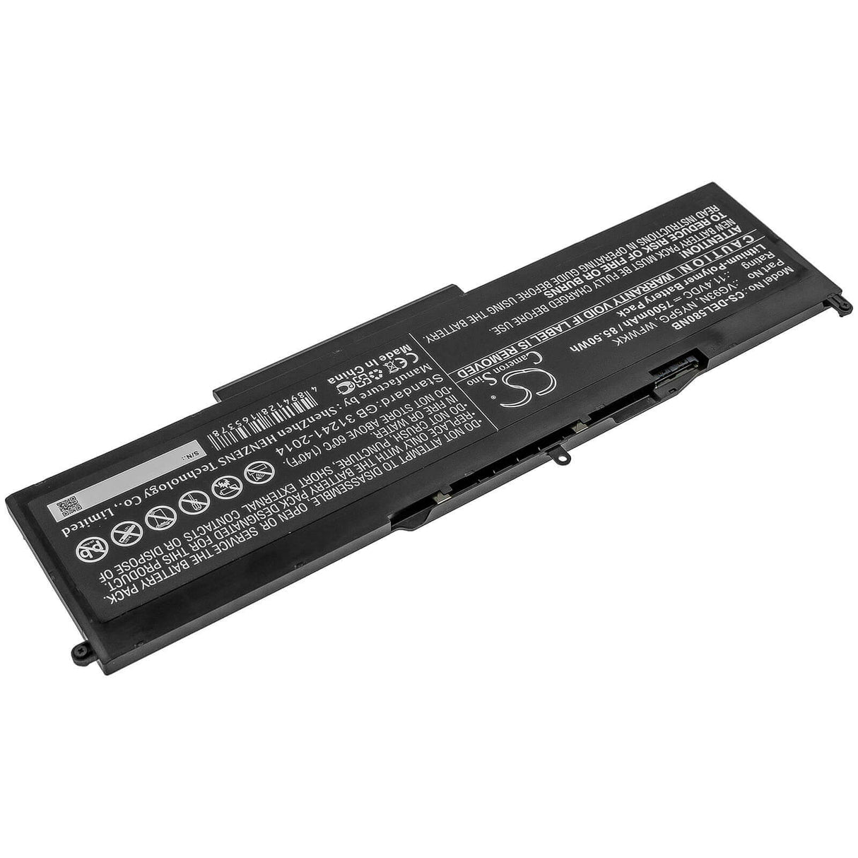 Battery For Dell, Latitude 5580, Latitude 5591, Precision 15 3520 11.4v, 7500mah - 85.50wh Batteries for Electronics Cameron Sino Technology Limited   