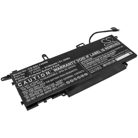 Battery For Dell, Latitude 7310 2-in-1, Latitude 7400 2-in-1, Latitude 7410 2-in-1 7.6v, 6750mah - 51.30wh Batteries for Electronics Cameron Sino Technology Limited   