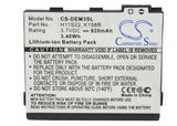 Battery For Dell Mini 3, Mini 3i, Mini 3ix 3.7v, 920mah - 3.40wh Mobile, SmartPhone Cameron Sino Technology Limited   