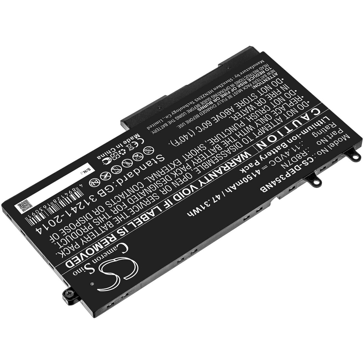 Battery For Dell, Precision, 15, 3540 11.4v, 4150mah - 47.31wh Batteries for Electronics Cameron Sino Technology Limited   