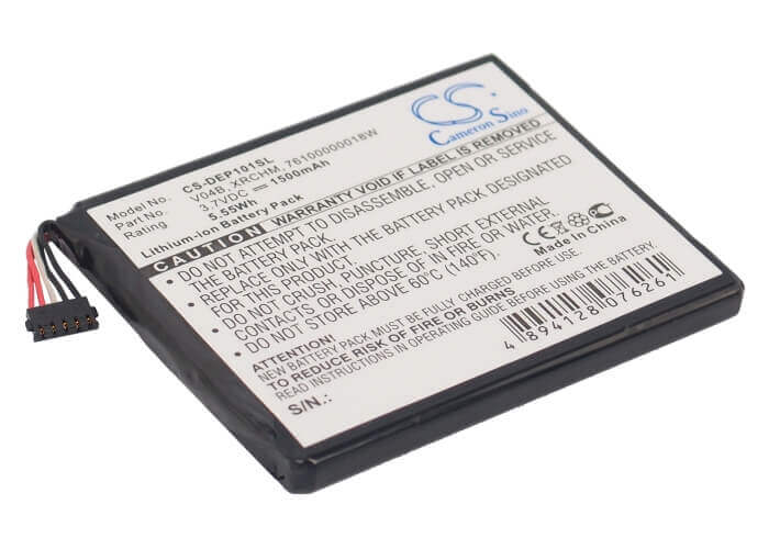 Battery For Dell Streak Pro, 101dl, D43 3.7v, 1500mah - 5.55wh PDA, Pocket PC Cameron Sino Technology Limited   