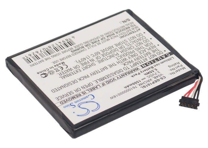 Battery For Dell Streak Pro, 101dl, D43 3.7v, 1500mah - 5.55wh PDA, Pocket PC Cameron Sino Technology Limited   