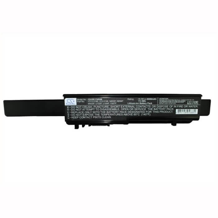 Battery For Dell Studio 17, Studio 1745, Studio 1747 11.1v, 6600mah - 73.26wh Notebook, Laptop Cameron Sino Technology Limited   