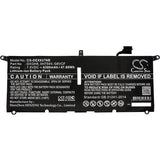 Battery For Dell, Xps 13 2018, Xps 13 9370, Xps 13 9370 Fhd I5 7.6v, 6300mah - 47.88wh Notebook, Laptop Cameron Sino Technology Limited   