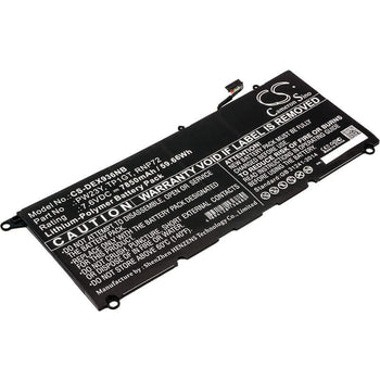 Battery For Dell, Xps 13 9360, Xps 13 9360-d1605g, 7.6v, 7850mah - 59.66wh
