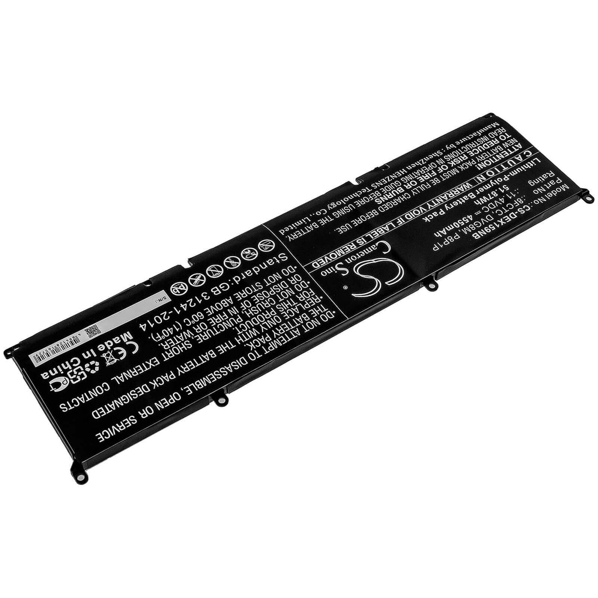 Battery For Dell, Xps 15 9500, Xps 15-9500-r1505s, Xps 15-9500-r1845s 11.4v, 4550mah - 51.87wh Batteries for Electronics Cameron Sino Technology Limited   