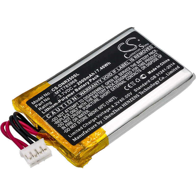 Battery For Delorme, Ag-008727-201, Incrh20, Inrch25 3.7v, 2000mah - 7.40wh GPS, Navigator Cameron Sino Technology Limited   