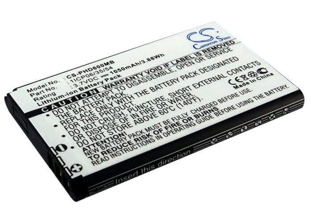 Battery For Detewe, Vision 4000 3.7v, 1050mah - 3.89wh BabyPhone Cameron Sino Technology Limited   