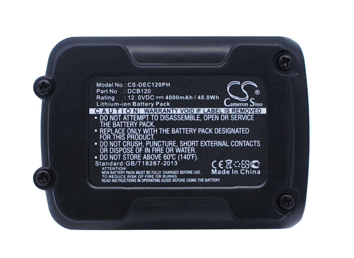 Battery For Dewalt 12v Max Li-ion, Dcd700, Dcd710 12v, 4000mah - 48.00wh Power Tools Cameron Sino Technology Limited (Power Tools)   