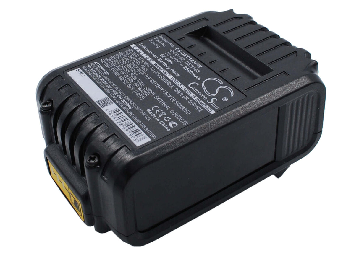 Battery For Dewalt Dcd740, Dcd740b, Dcd780 20v, 2600mah - 52.00wh Power Tools Cameron Sino Technology Limited (Power Tools)   