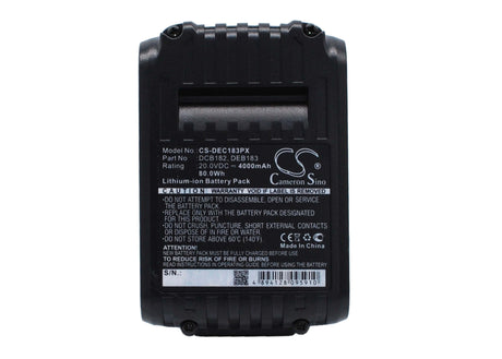 Battery For Dewalt Dcd740, Dcd740b, Dcd780 20v, 4000mah - 80.00wh Power Tools Cameron Sino Technology Limited (Power Tools)   