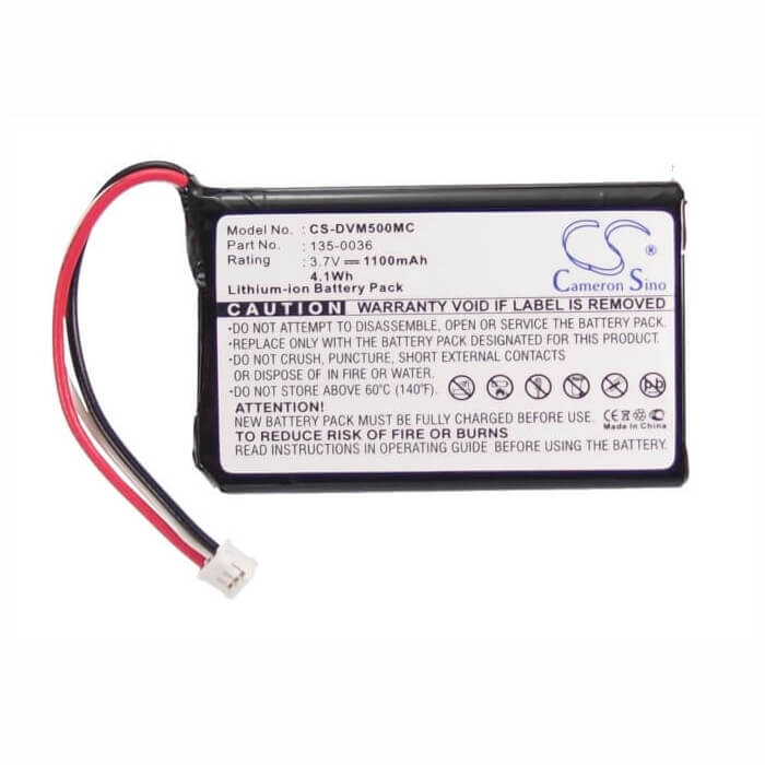 Battery For Digital Ally Dv-500ultra, Dvb-500, Dvm-500 Plus, 3.7v, 1100mah - 4.07wh Camera Cameron Sino Technology Limited   