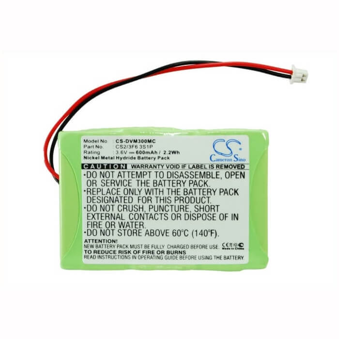 Battery For Digital Ally Dvm 500, Dvm-rmt 3.6v, 600mah - 2.16wh Camera Cameron Sino Technology Limited   