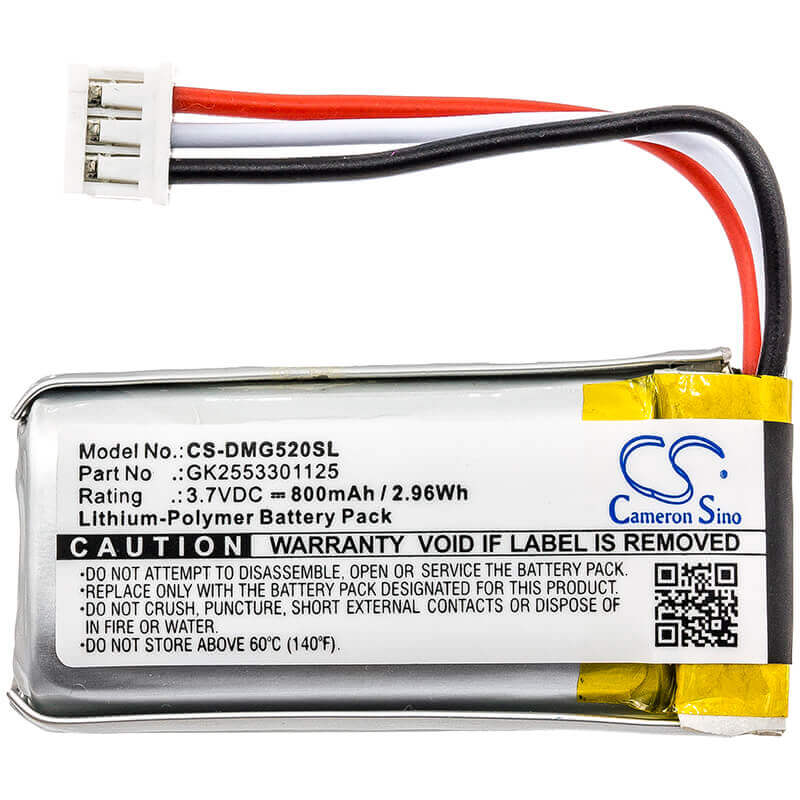 Battery For Digital Matter, G52 Solar, G52s 3.7v, 800mah - 2.96wh GPS, Navigator Cameron Sino Technology Limited   