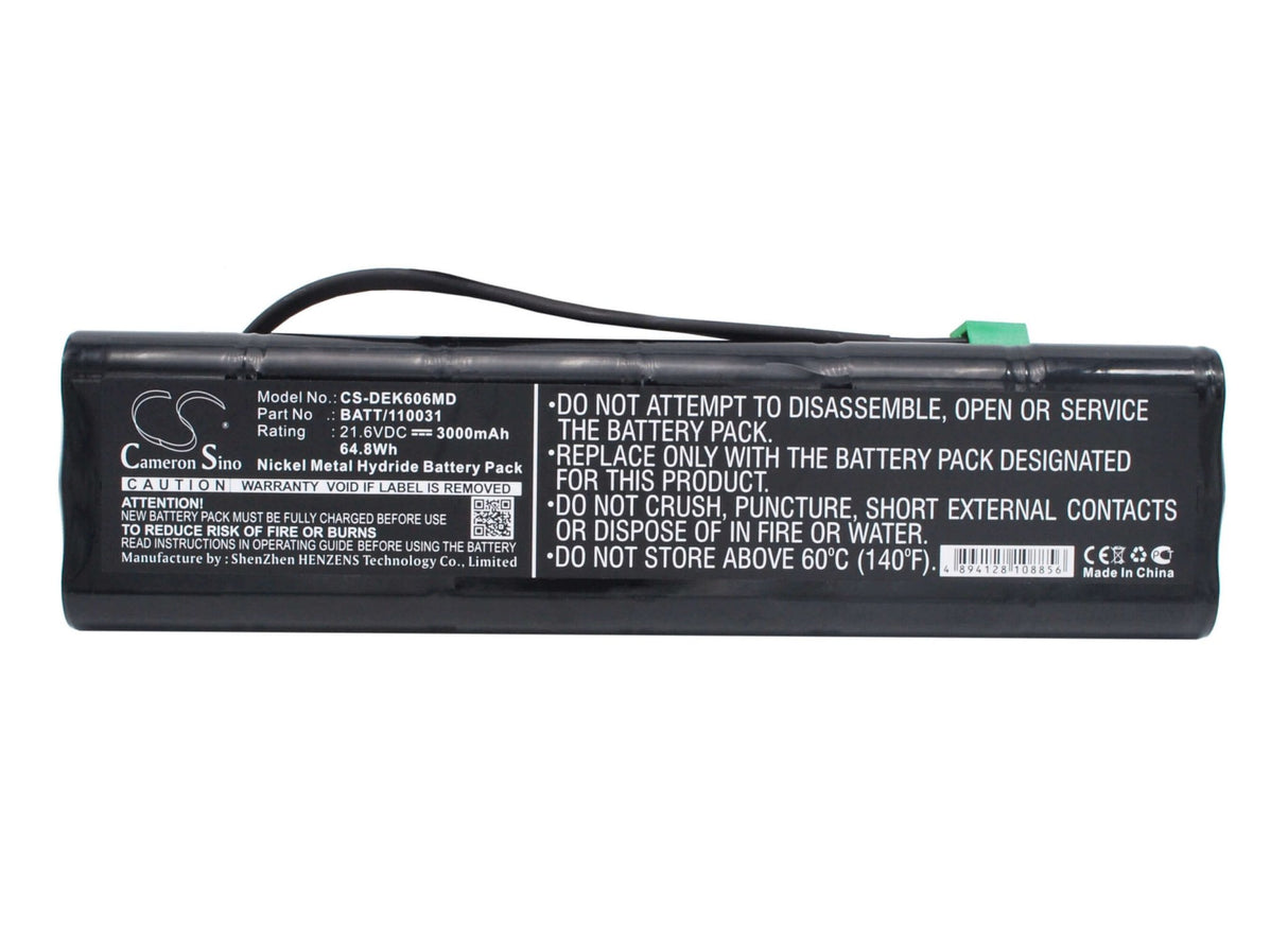 Battery For Dimeq Ek606 21.60v, 3000mah - 64.80wh Medical Cameron Sino Technology Limited (Medical)   