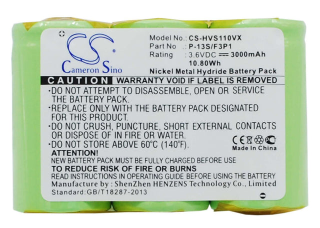 Battery For Disston Egs1a1, Egs1a4, Egs6 3.6v, 3000mah - 10.80wh Vacuum Cameron Sino Technology Limited   