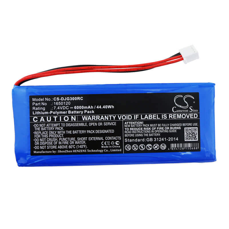 Battery For Dji, Gl300c, Gl300f, Inspire 1 Controller 7.4v, 6000mah - 44.40wh Batteries for Electronics Cameron Sino Technology Limited   