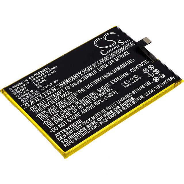 Battery For Doogee F5 3.7v, 2400mah - 8.88wh Mobile, SmartPhone Cameron Sino Technology Limited   