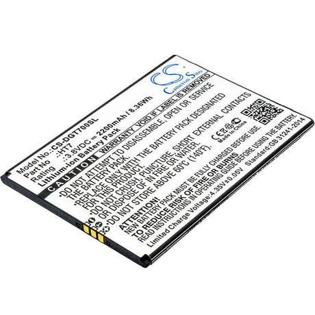 Battery For Doogee T7, T7 Pro, Homtom Ht7 3.8v, 2800mah - 10.64wh Mobile, SmartPhone Cameron Sino Technology Limited   