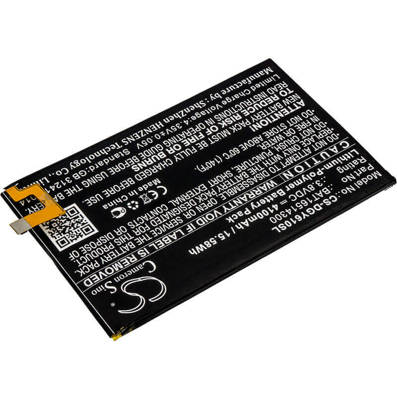 Battery For Doogee Y6 Max 3.8v, 4100mah - 15.58wh Mobile, SmartPhone Cameron Sino Technology Limited   