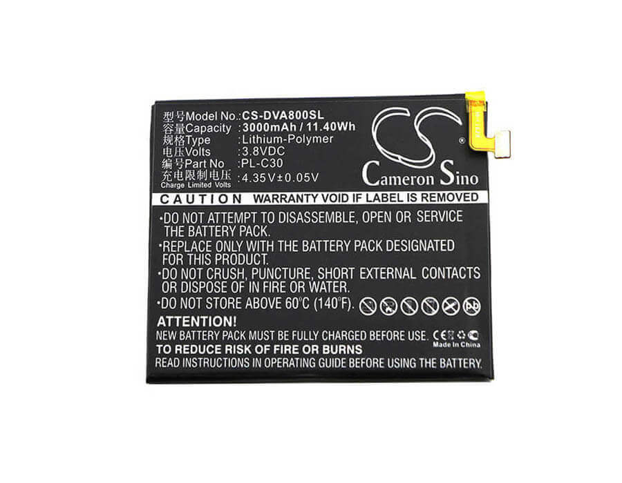 Battery For Doov, A8 3.8v, 3000mah - 11.40wh Mobile, SmartPhone Cameron Sino Technology Limited   