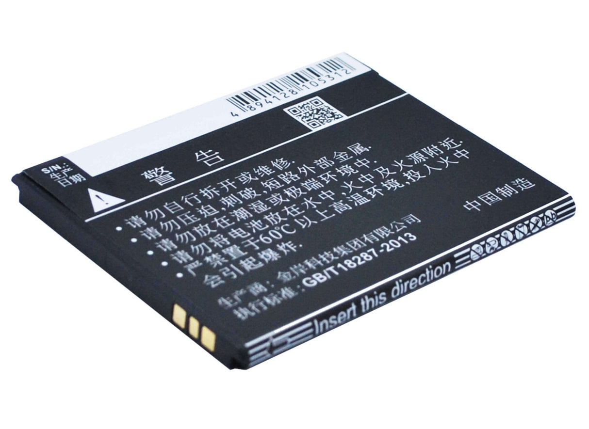 Battery For Doov Isuper S1, Isuper S1k, S1 3.7v, 1200mah - 4.44wh Mobile, SmartPhone Cameron Sino Technology Limited   