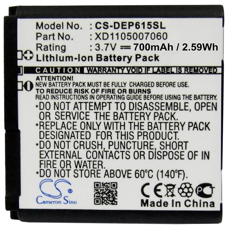 Battery For Doro Phoneeasy 615, Phoneeasy 615gsm, Dp615 3.7v, 1000mah - 3.70wh Mobile, SmartPhone Cameron Sino Technology Limited   