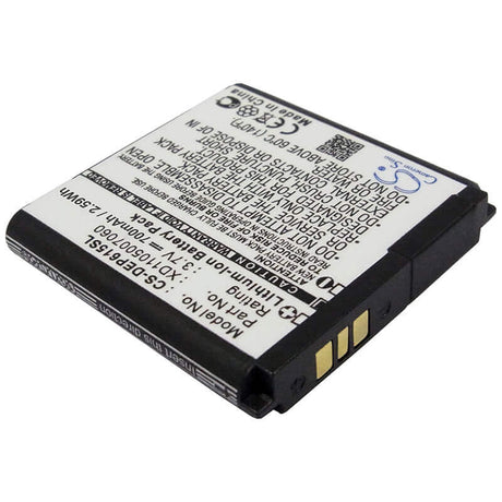 Battery For Doro Phoneeasy 615, Phoneeasy 615gsm, Dp615 3.7v, 1000mah - 3.70wh Mobile, SmartPhone Cameron Sino Technology Limited   