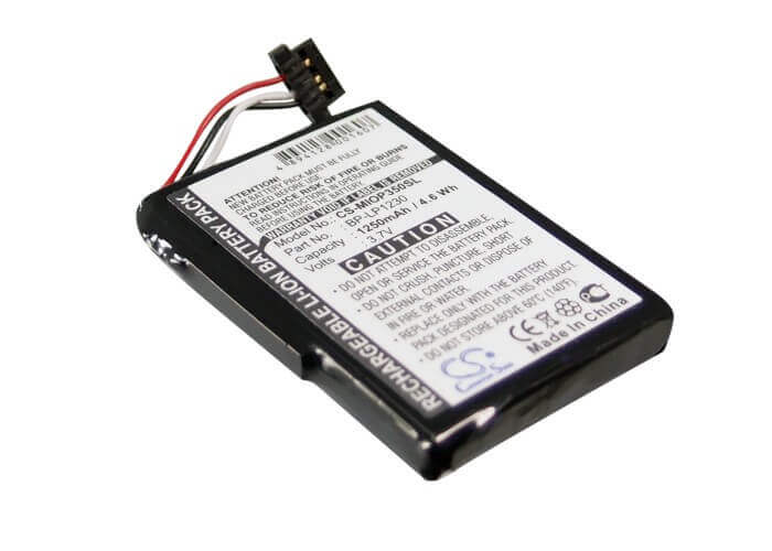 Battery For Dunlop Navi 6000 3.7v, 1250mah - 4.63wh GPS, Navigator Cameron Sino Technology Limited   