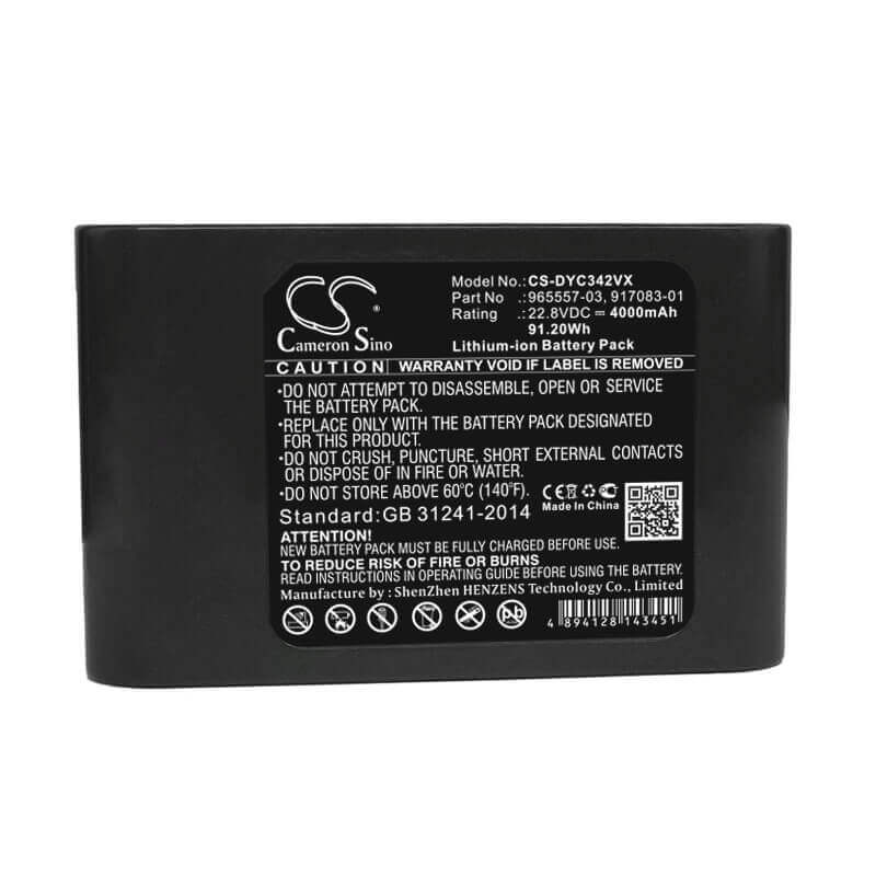 Battery For Dyson, Dc31 Animal, Dc34 22.8v, 4000mah - 91.20wh Vacuum Cameron Sino Technology Limited   