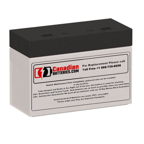 Battery For Eaton Best Power Patriot 250 Ups, 1 X 12v, 5.4ah - 64.8wh UPS Batteries CB Range   