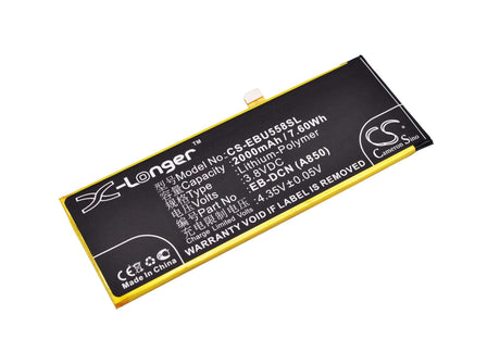 Battery For Ebest U5581 3.8v, 2000mah - 7.60wh Mobile, SmartPhone Cameron Sino Technology Limited   