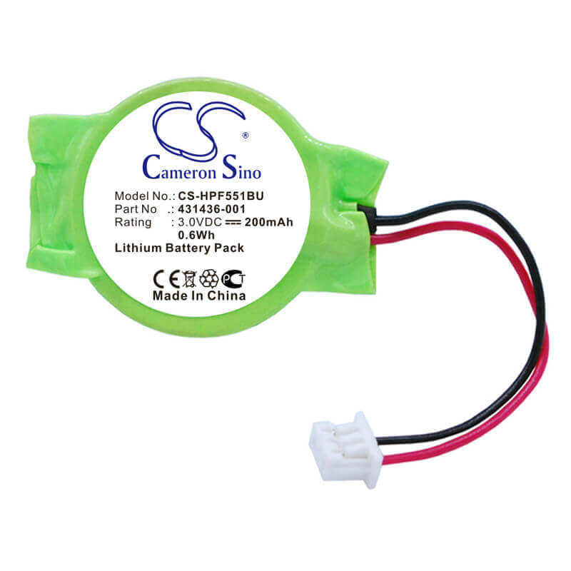 Battery For Ecs 331, Advent 3030, Advent 7079 3.0v, 200mah - 0.60wh CMOS / BackUp Cameron Sino Technology Limited   