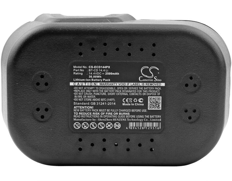 Battery For Einhell, Bt-cd 14.4 Li 14.4v, 2500mah - 36.00wh Power Tools Cameron Sino Technology Limited (Power Tools)   