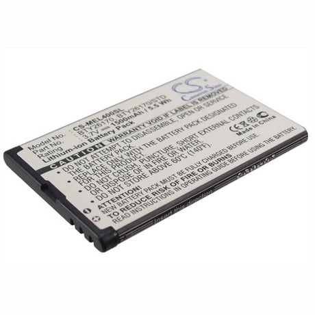 Battery For Elson El400, Mobistel El400 3.7v, 1500mah - 5.55wh Mobile, SmartPhone Cameron Sino Technology Limited   