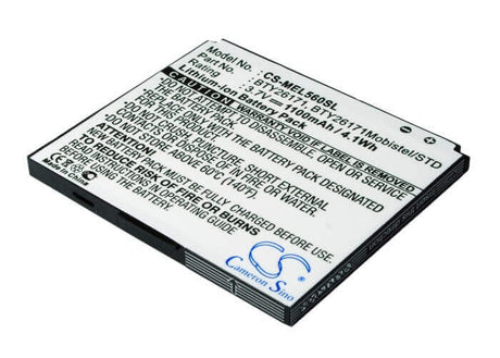 Battery For Elson El560, El560 Dual 3.7v, 1100mah - 4.07wh Mobile, SmartPhone Cameron Sino Technology Limited   